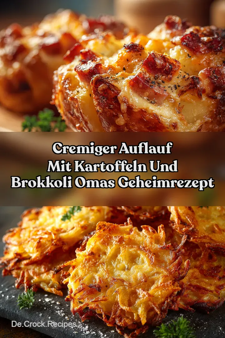 Cremiger Auflauf mit Kartoffeln und Brokkoli Omas Geheimrezept