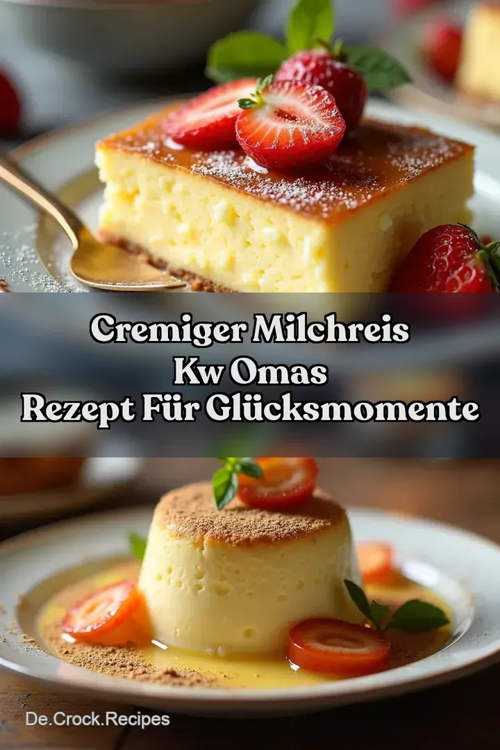 Cremiger Milchreis kw Omas Rezept f&uuml;r Gl&uuml;cksmomente