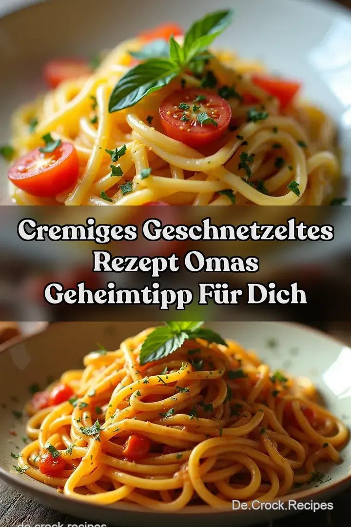 Cremiges Geschnetzeltes Rezept Omas Geheimtipp f&uuml;r Dich
