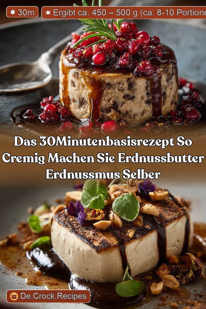 Das 30MinutenBasisrezept So cremig machen Sie Erdnussbutter Erdnussmus selber
