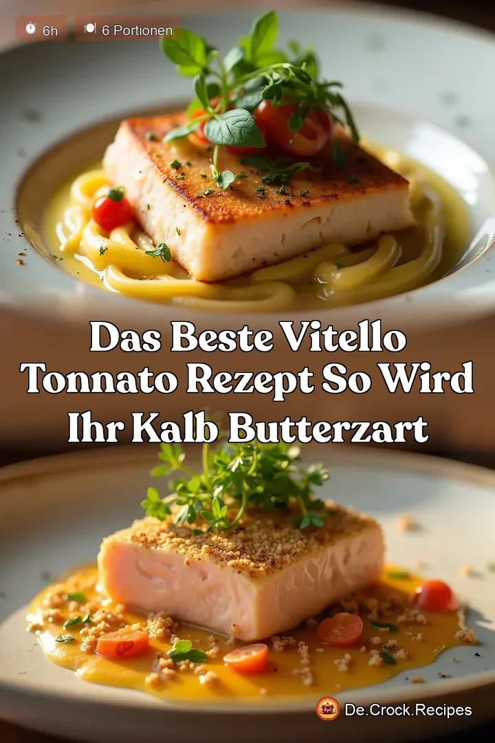 Das beste Vitello Tonnato Rezept So wird Ihr Kalb butterzart