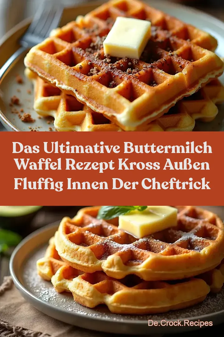 Das Ultimative Buttermilch Waffel Rezept Kross Au&szlig;en Fluffig Innen Der ChefTrick