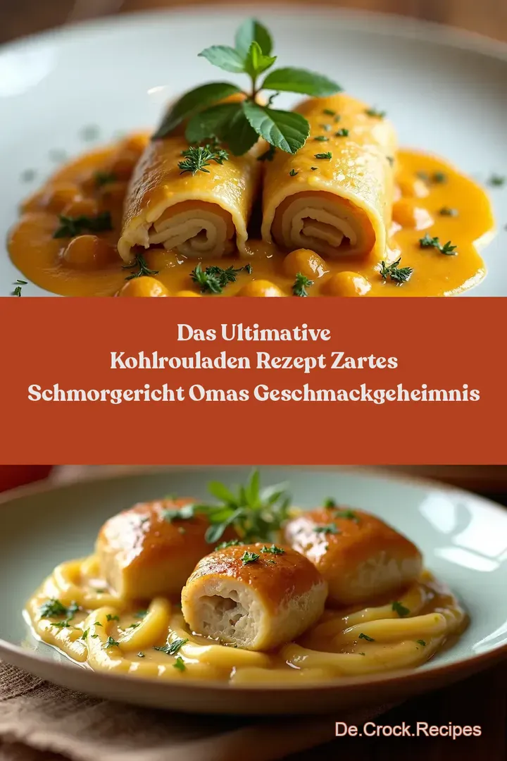 Das Ultimative Kohlrouladen Rezept Zartes Schmorgericht Omas GeschmackGeheimnis