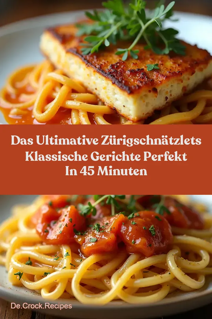 Das Ultimative Z&uuml;riGschn&auml;tzlets Klassische Gerichte Perfekt In 45 Minuten