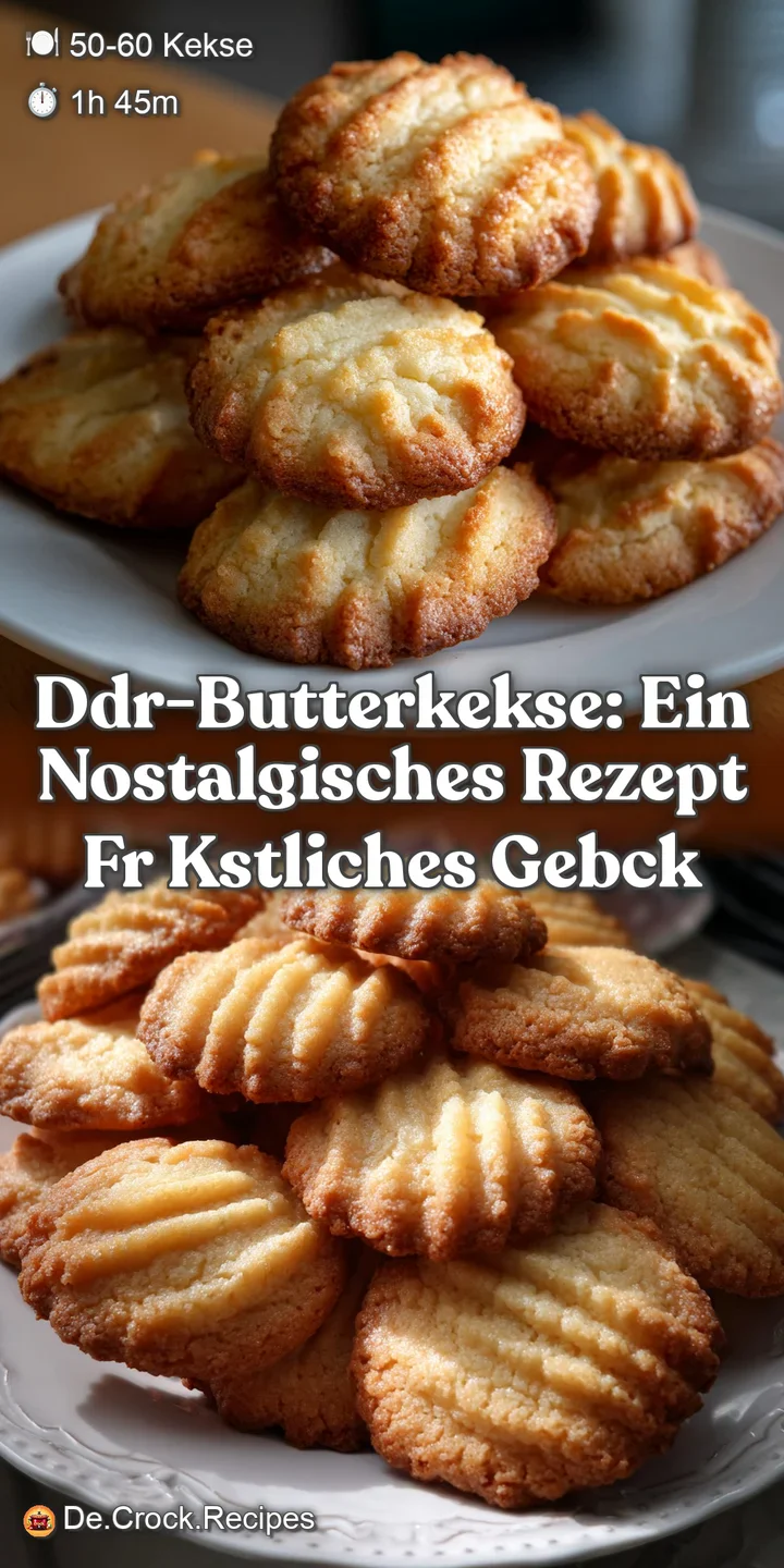DDR-Butterkekse: Ein nostalgisches Rezept fr kstliches Gebck