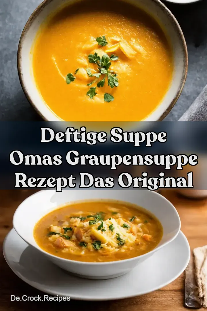 Deftige Suppe Omas Graupensuppe Rezept Das Original