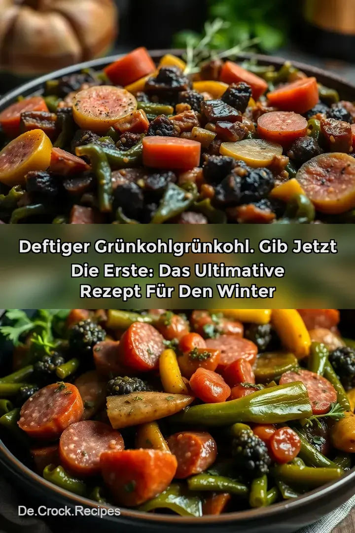 Deftiger GrünkohlGrünkohl. Gib jetzt die erste: Das ultimative Rezept für den Winter