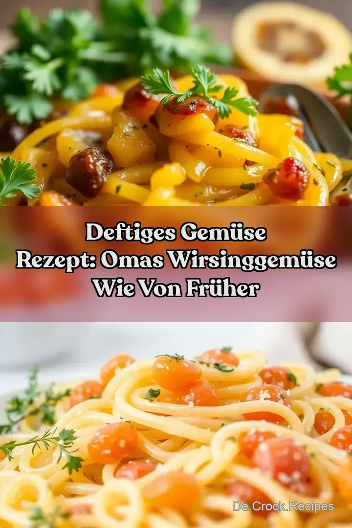 Deftiges Gemüse Rezept: Omas Wirsinggemüse wie von Früher