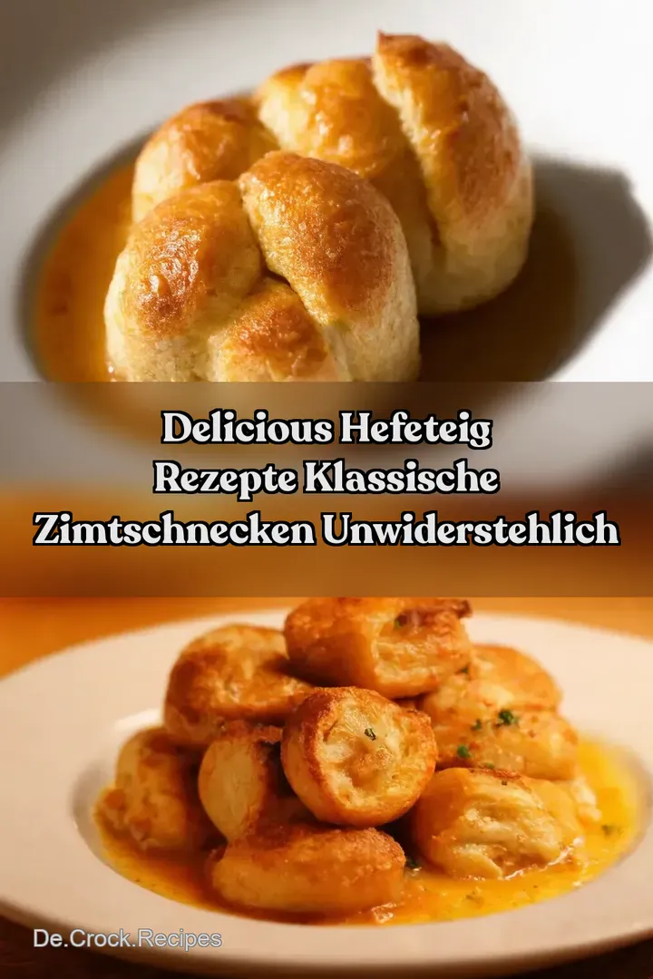 Delicious Hefeteig Rezepte Klassische Zimtschnecken Unwiderstehlich