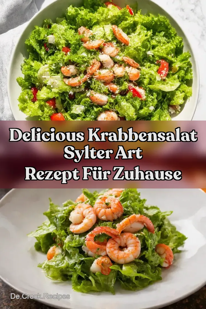 Delicious Krabbensalat Sylter Art Rezept f&uuml;r Zuhause