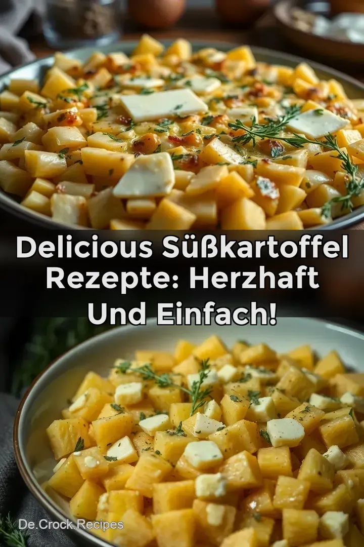 Delicious Süßkartoffel Rezepte: Herzhaft und Einfach!