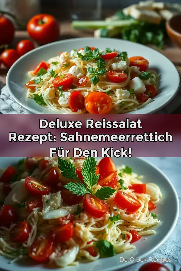 Deluxe Reissalat Rezept: Sahnemeerrettich für den Kick!
