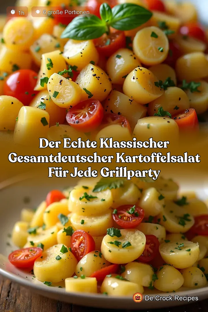 Der Echte Klassischer Gesamtdeutscher Kartoffelsalat f&uuml;r jede Grillparty