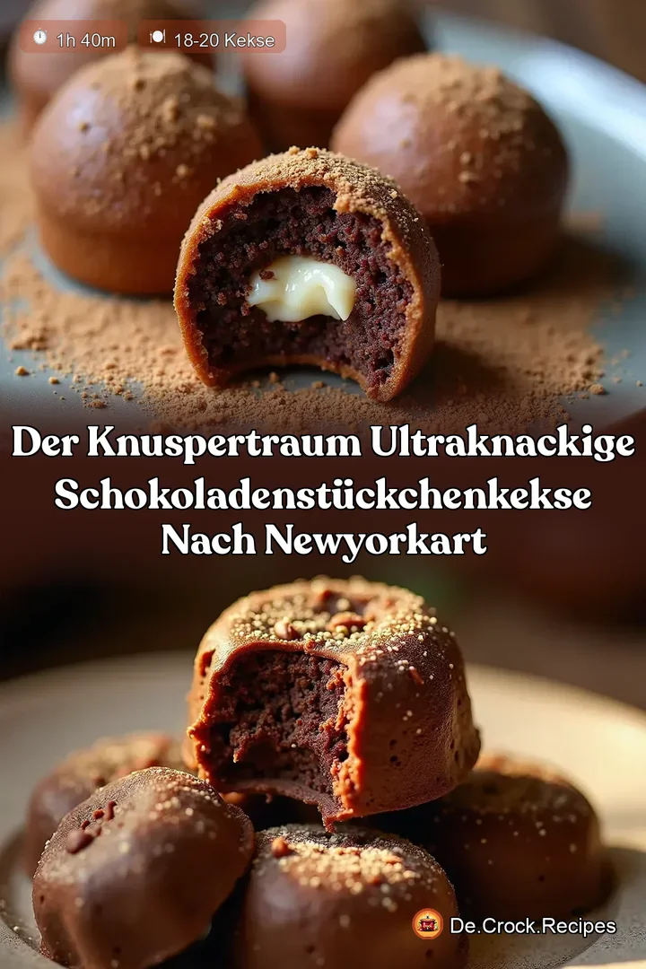 Der KnusperTraum Ultraknackige Schokoladenst&uuml;ckchenKekse nach NewYorkArt