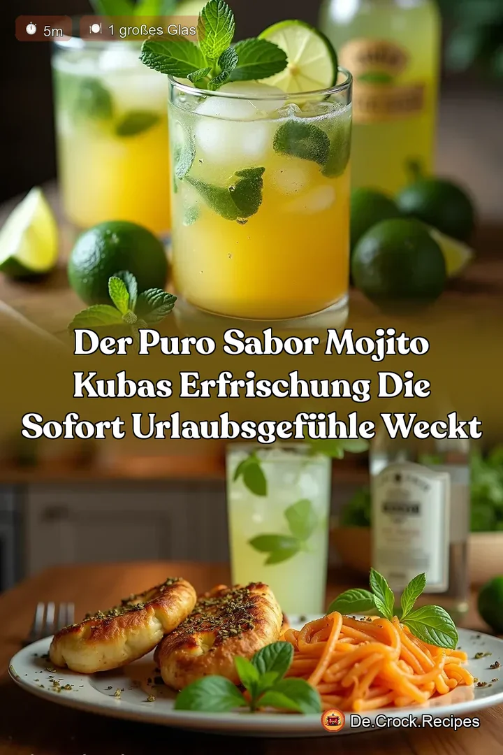 Der Puro Sabor Mojito Kubas Erfrischung die sofort Urlaubsgef&uuml;hle weckt