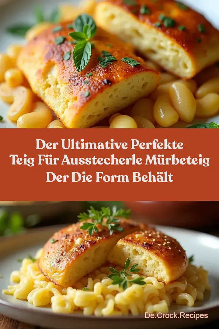 Der Ultimative Perfekte Teig f&uuml;r Ausstecherle M&uuml;rbeteig der die Form beh&auml;lt