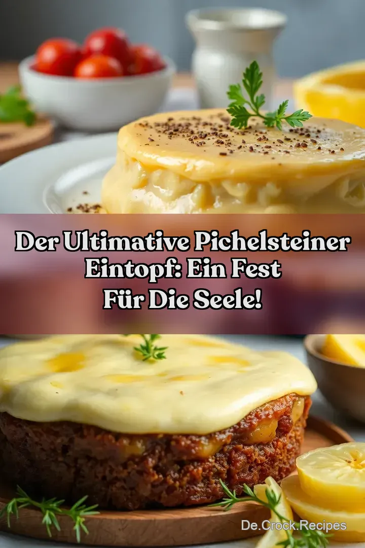 Der ultimative Pichelsteiner Eintopf: Ein Fest für die Seele!