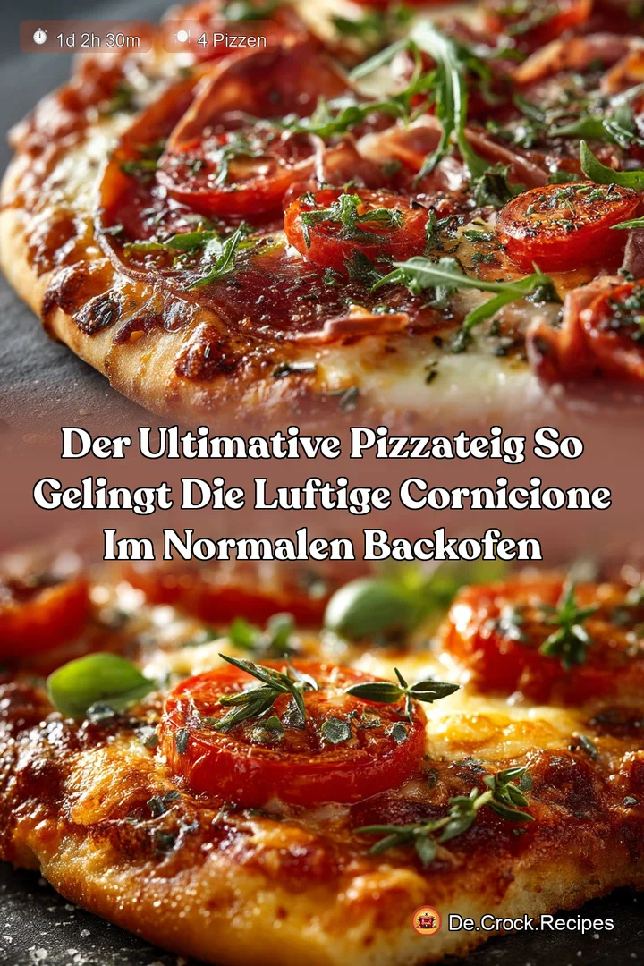 Der ultimative Pizzateig So gelingt die luftige Cornicione im normalen Backofen