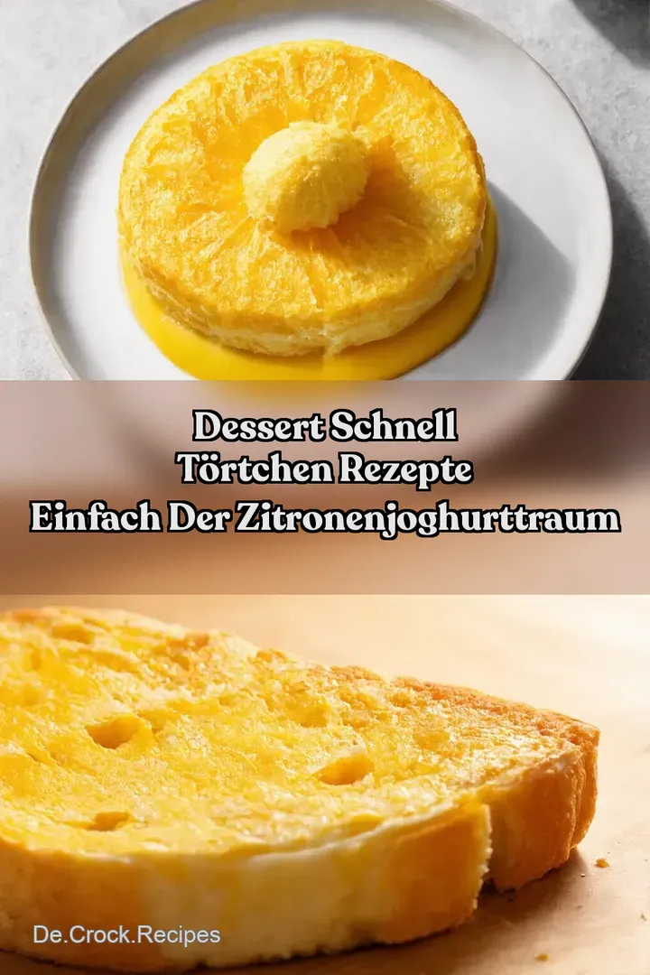Dessert Schnell T&ouml;rtchen Rezepte Einfach Der ZitronenJoghurtTraum