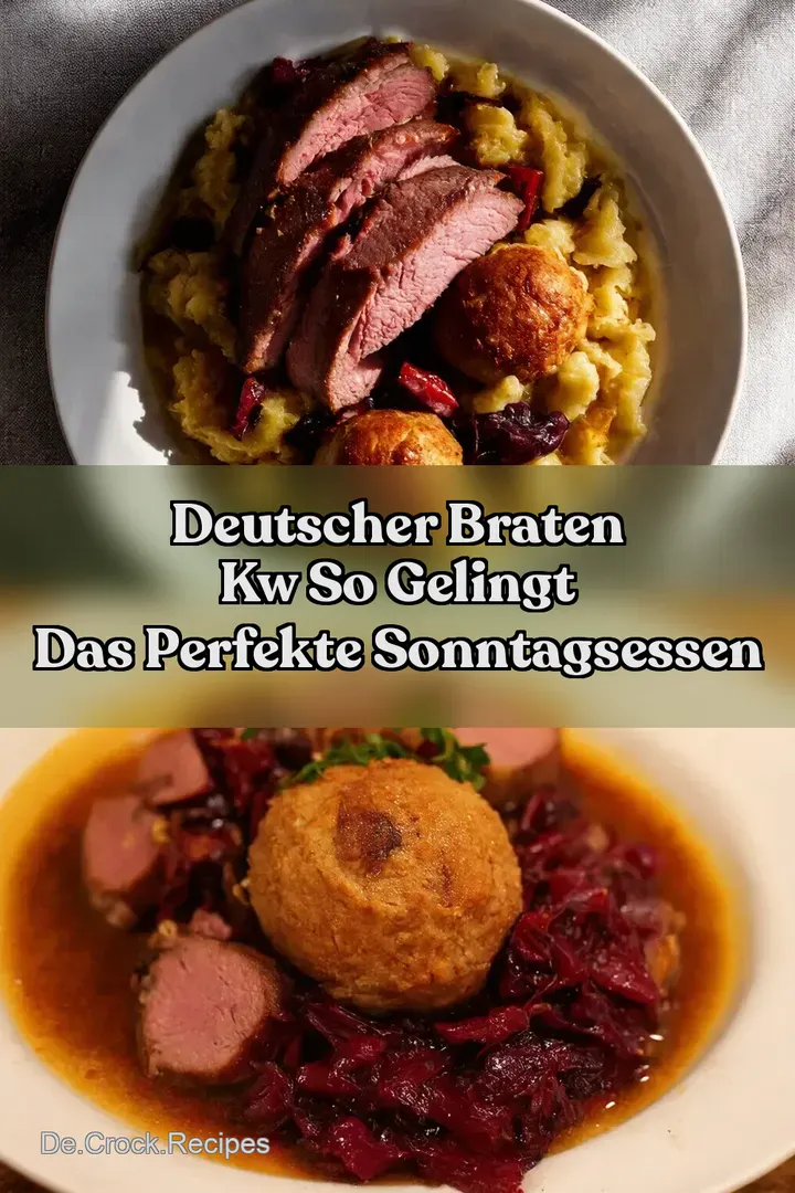 Deutscher Braten kw So gelingt das perfekte Sonntagsessen