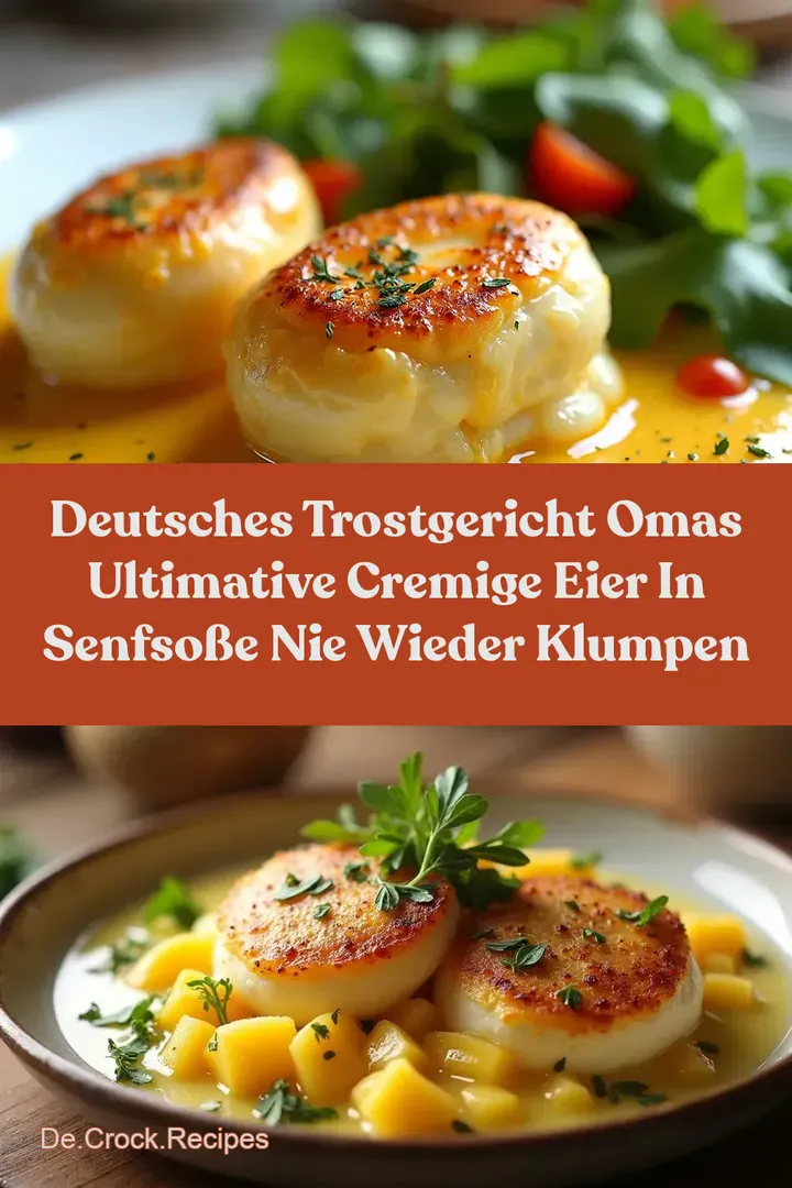 Deutsches Trostgericht Omas Ultimative Cremige Eier in Senfso&szlig;e Nie Wieder Klumpen