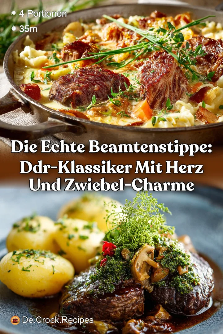 Die Echte Beamtenstippe: DDR-Klassiker mit Herz und Zwiebel-Charme