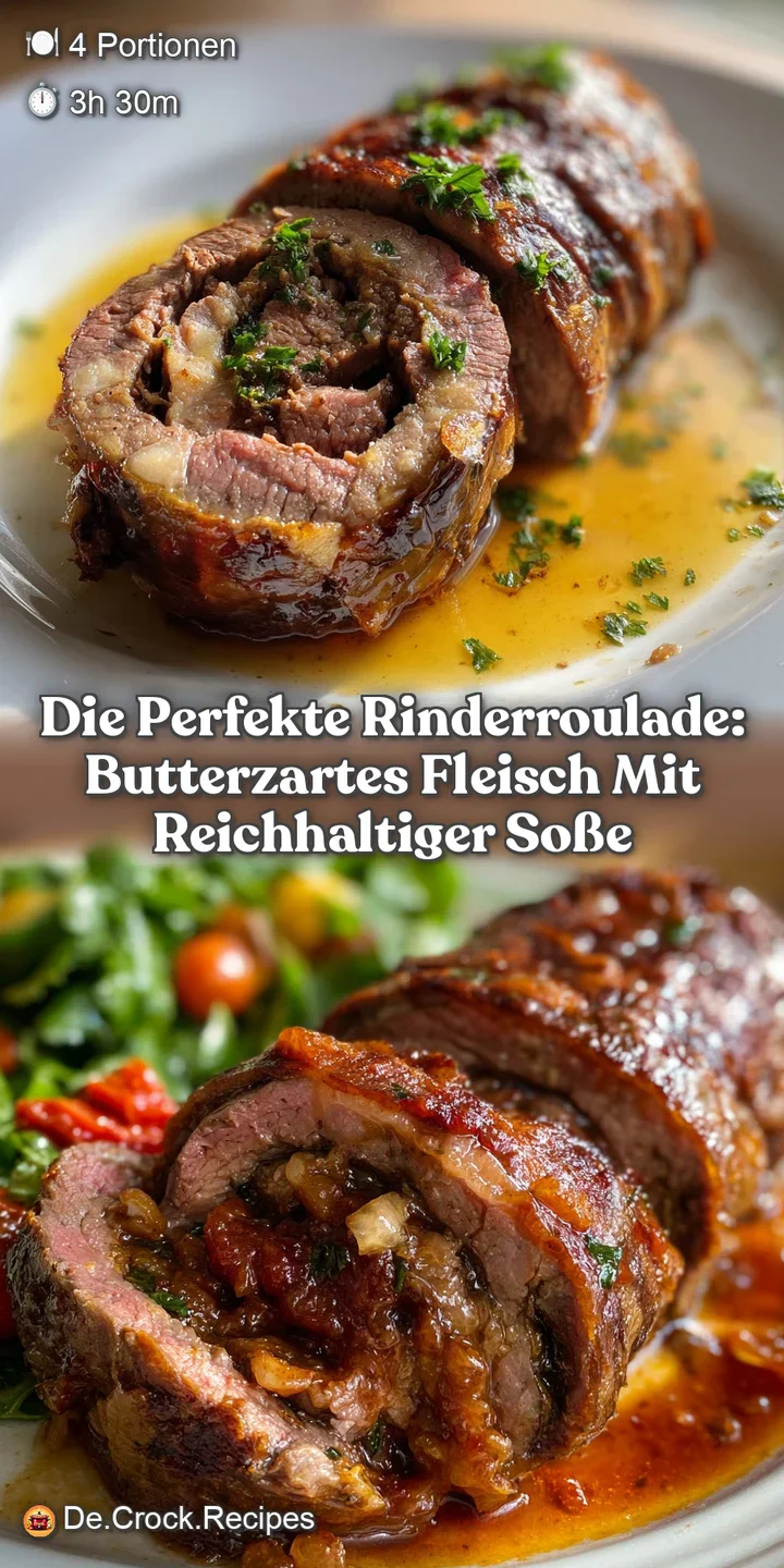 Die Perfekte Rinderroulade: Butterzartes Fleisch mit Reichhaltiger So&szlig;e