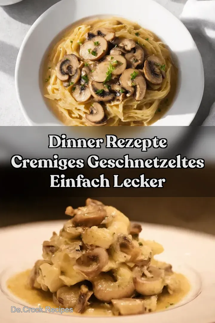 Dinner Rezepte Cremiges Geschnetzeltes Einfach Lecker