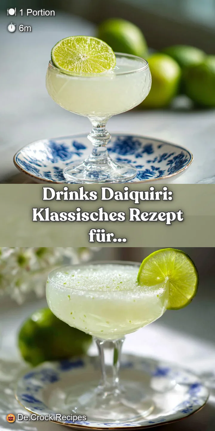 Close-up of a daiquiri's surface, showcasing the subtle condensation and the lime wedge. The drink appears crisp, tart, an...