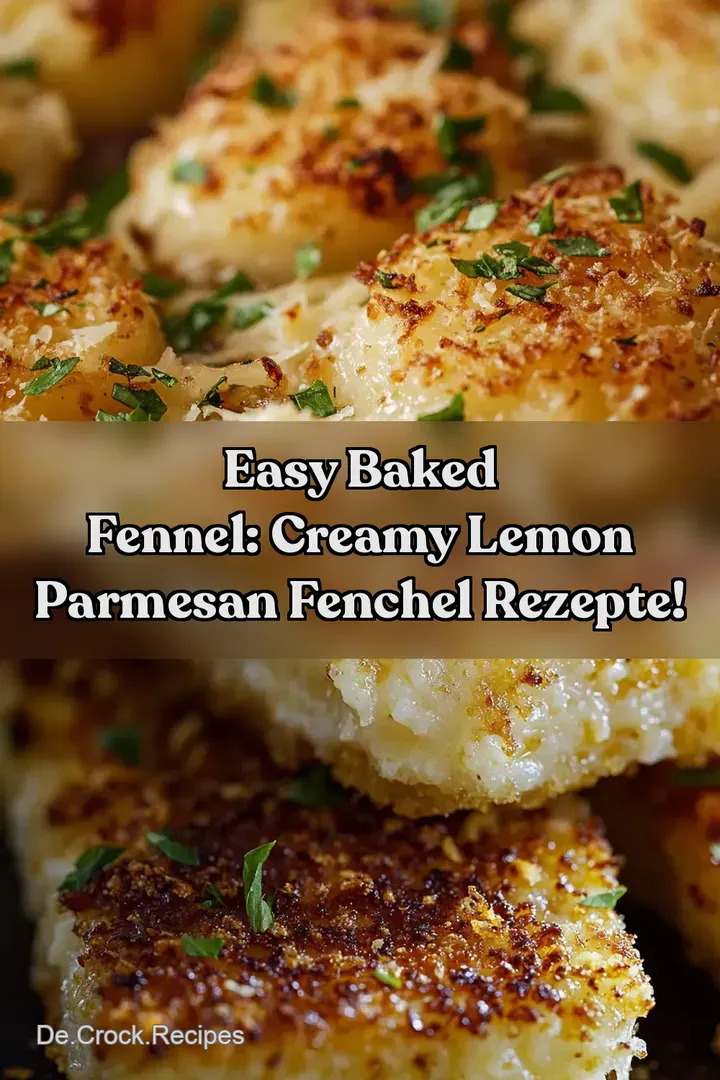 Easy Baked Fennel: Creamy Lemon Parmesan Fenchel Rezepte!