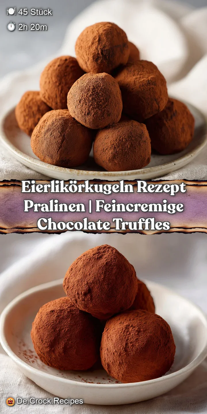 Close-up reveals textured cocoa dusting on a round, pale yellow liqueur chocolate. A tempting bite-sized treat with a soft...