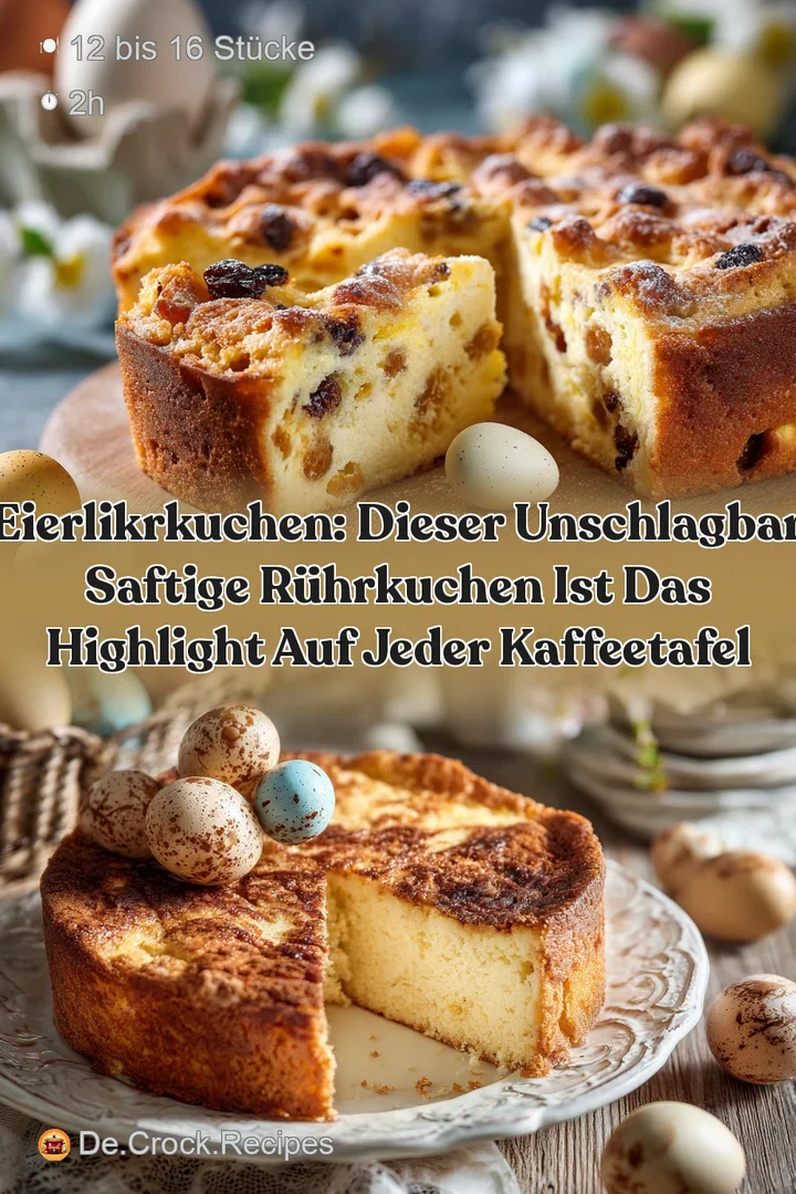 Eierlikrkuchen: Dieser unschlagbar saftige R&uuml;hrkuchen ist das Highlight auf jeder Kaffeetafel