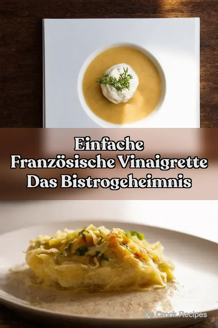 Einfache Franz&ouml;sische Vinaigrette Das BistroGeheimnis