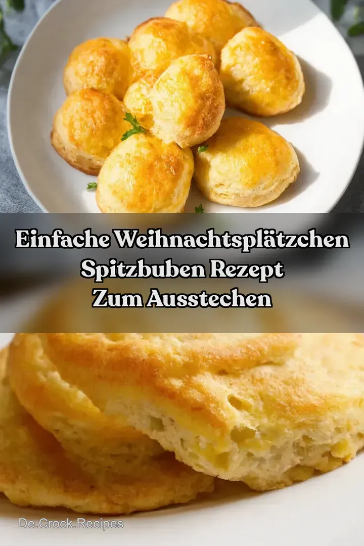 Einfache Weihnachtspl&auml;tzchen Spitzbuben Rezept zum Ausstechen