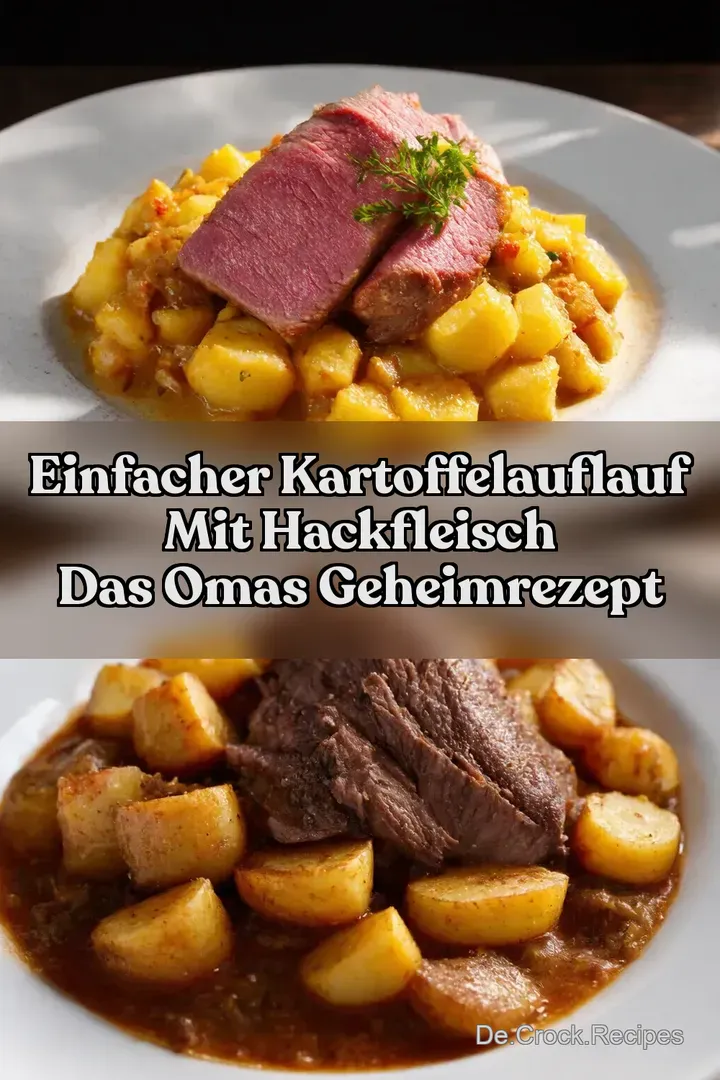 Einfacher Kartoffelauflauf Mit Hackfleisch Das Omas Geheimrezept