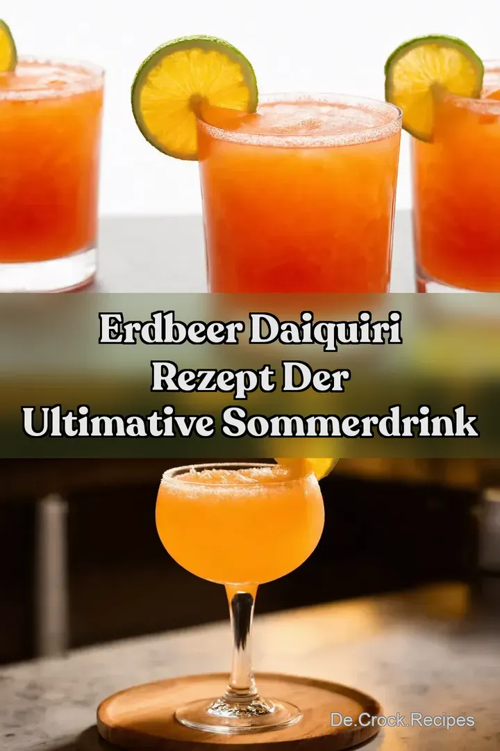 Erdbeer Daiquiri Rezept Der Ultimative Sommerdrink