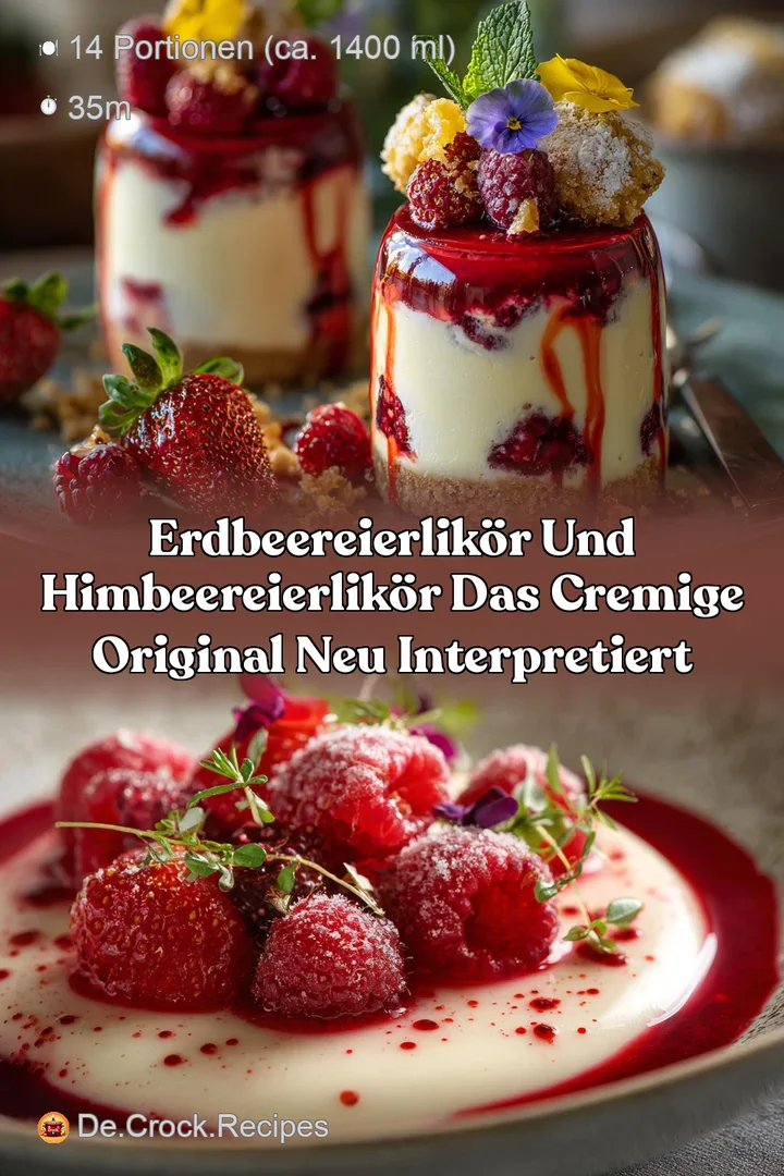 ErdbeerEierlik&ouml;r und HimbeerEierlik&ouml;r Das cremige Original neu interpretiert