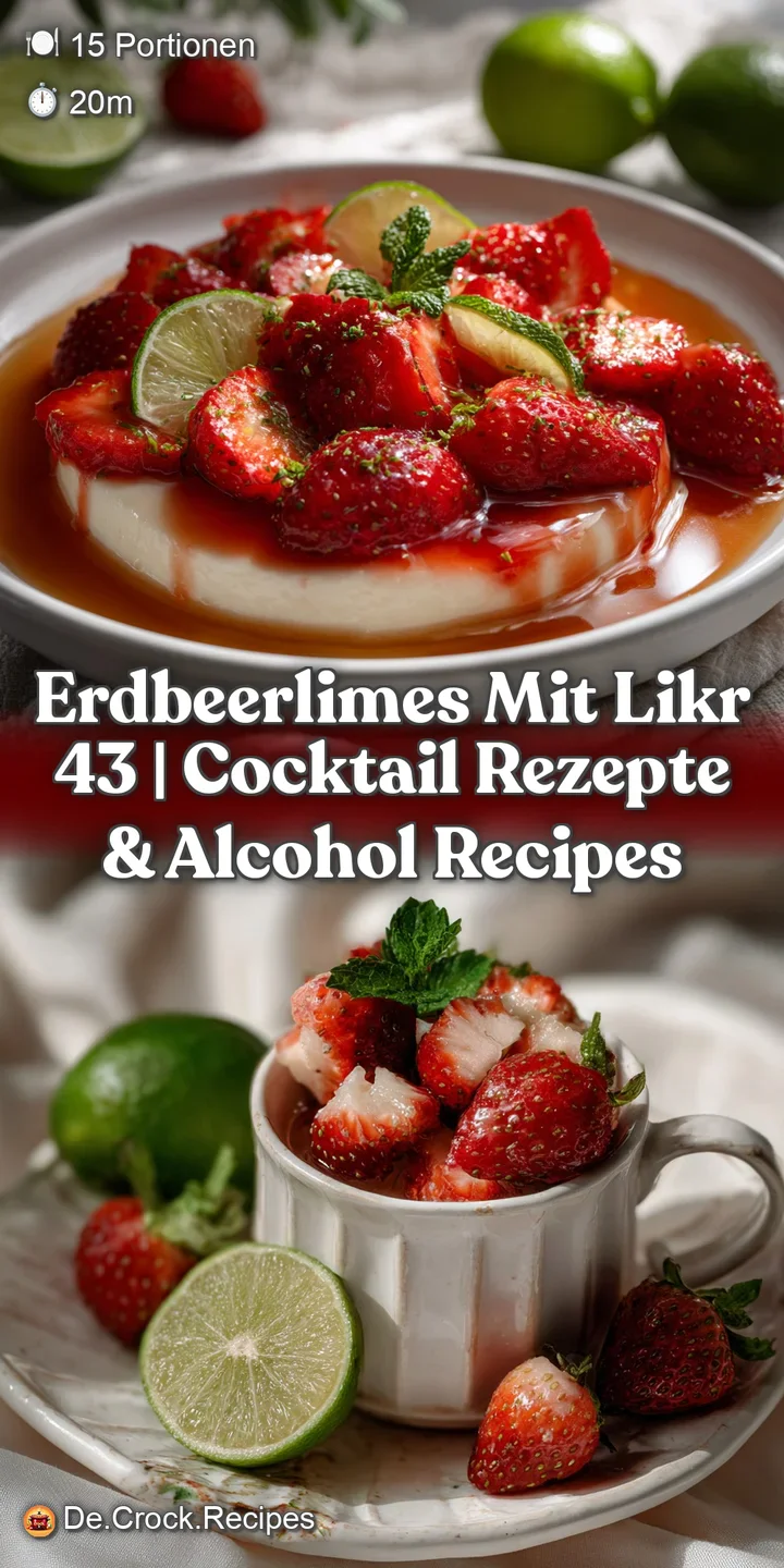 ErdbeerLimes Mit Likr 43 | Cocktail Rezepte & Alcohol Recipes