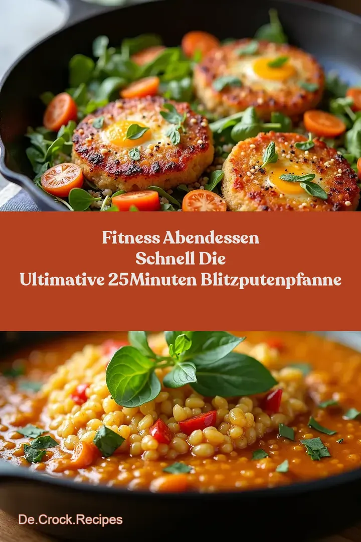 Fitness Abendessen schnell Die ultimative 25Minuten BlitzPutenpfanne