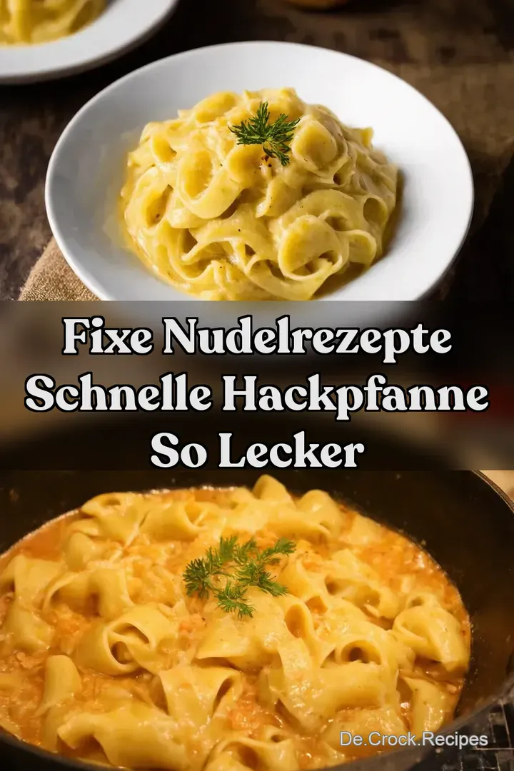 Fixe Nudelrezepte Schnelle Hackpfanne So Lecker