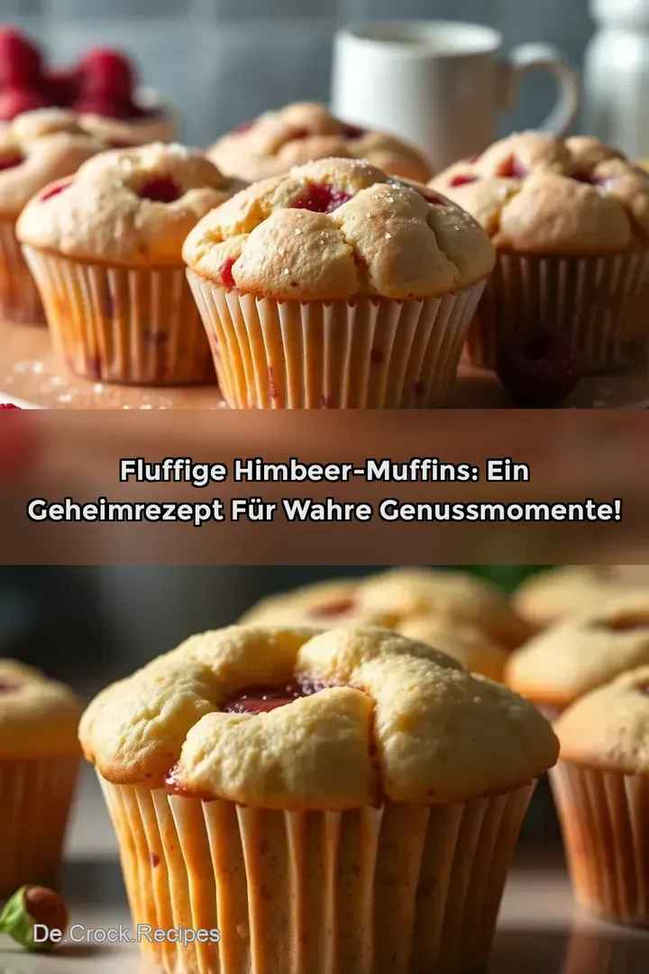 Fluffige Himbeer-Muffins: Ein Geheimrezept für wahre Genussmomente!