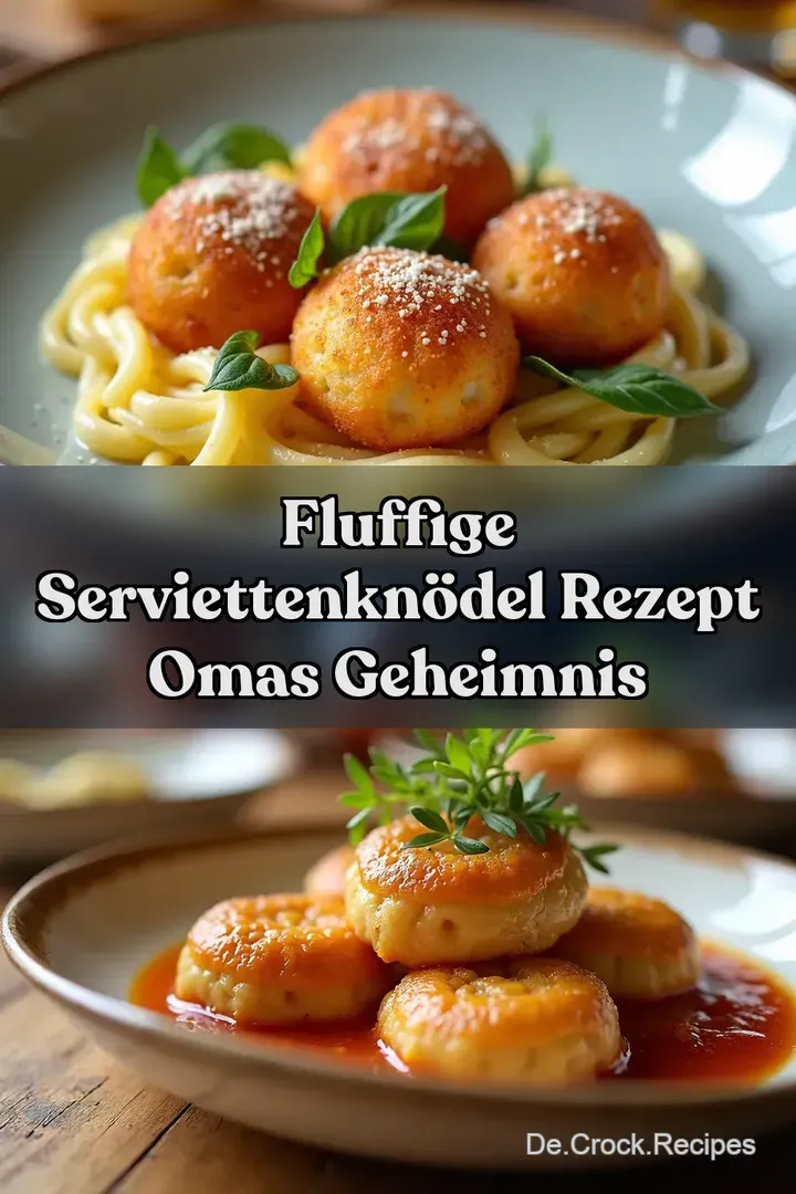 Fluffige Serviettenkn&ouml;del Rezept Omas Geheimnis