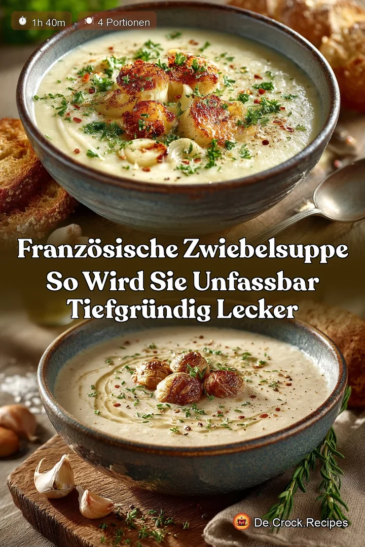 Franz&ouml;sische Zwiebelsuppe So wird sie unfassbar tiefgr&uuml;ndig lecker