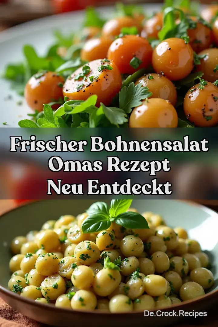 Frischer Bohnensalat Omas Rezept neu entdeckt