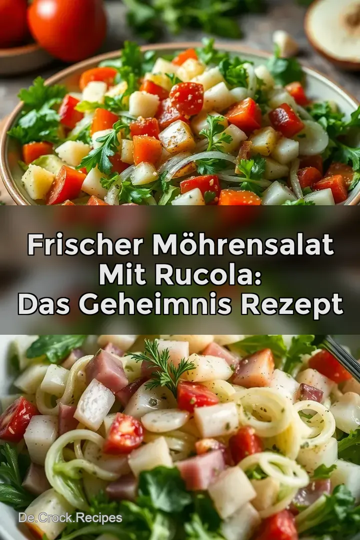 Frischer Möhrensalat mit Rucola: Das Geheimnis Rezept