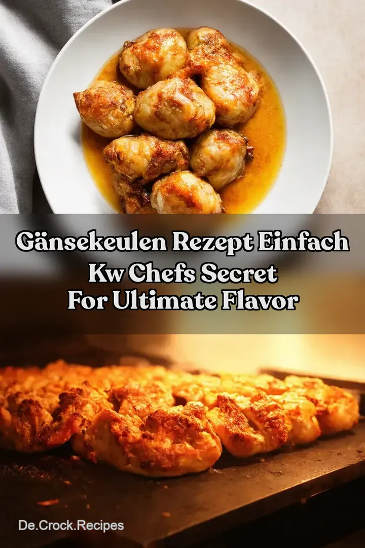 G&auml;nsekeulen Rezept Einfach kw Chefs Secret For Ultimate Flavor
