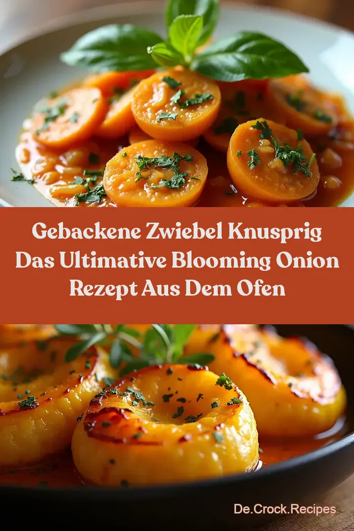 Gebackene Zwiebel Knusprig Das Ultimative Blooming Onion Rezept aus dem Ofen