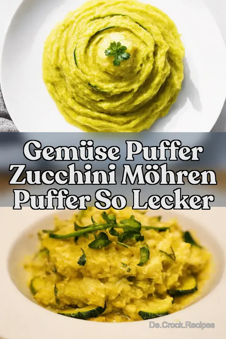 Gem&uuml;se Puffer Zucchini M&ouml;hren Puffer So Lecker