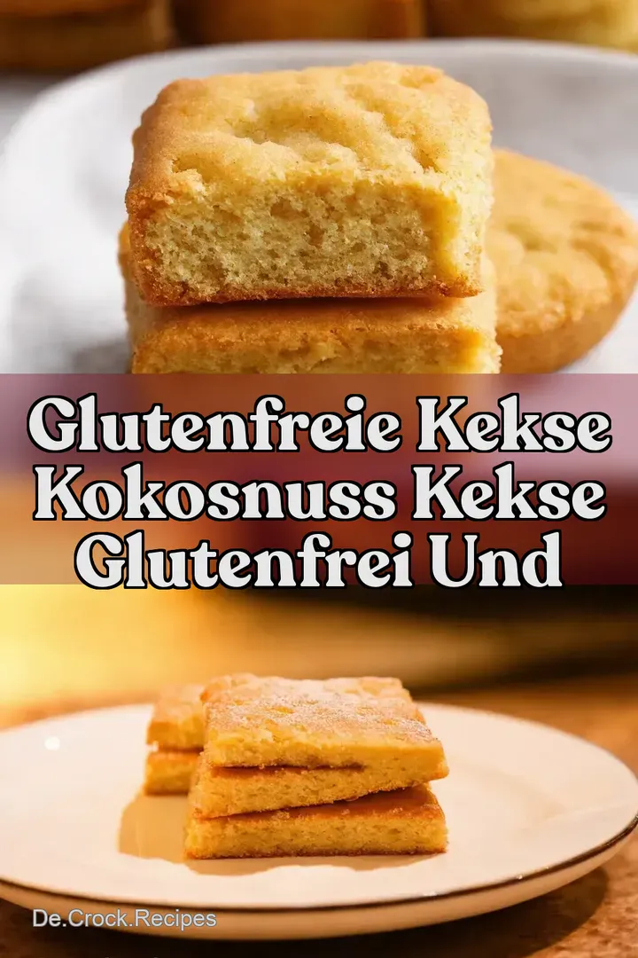 Glutenfreie Kekse KokosNuss Kekse glutenfrei und
