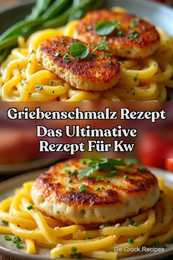Griebenschmalz Rezept Das ultimative Rezept f&uuml;r kw